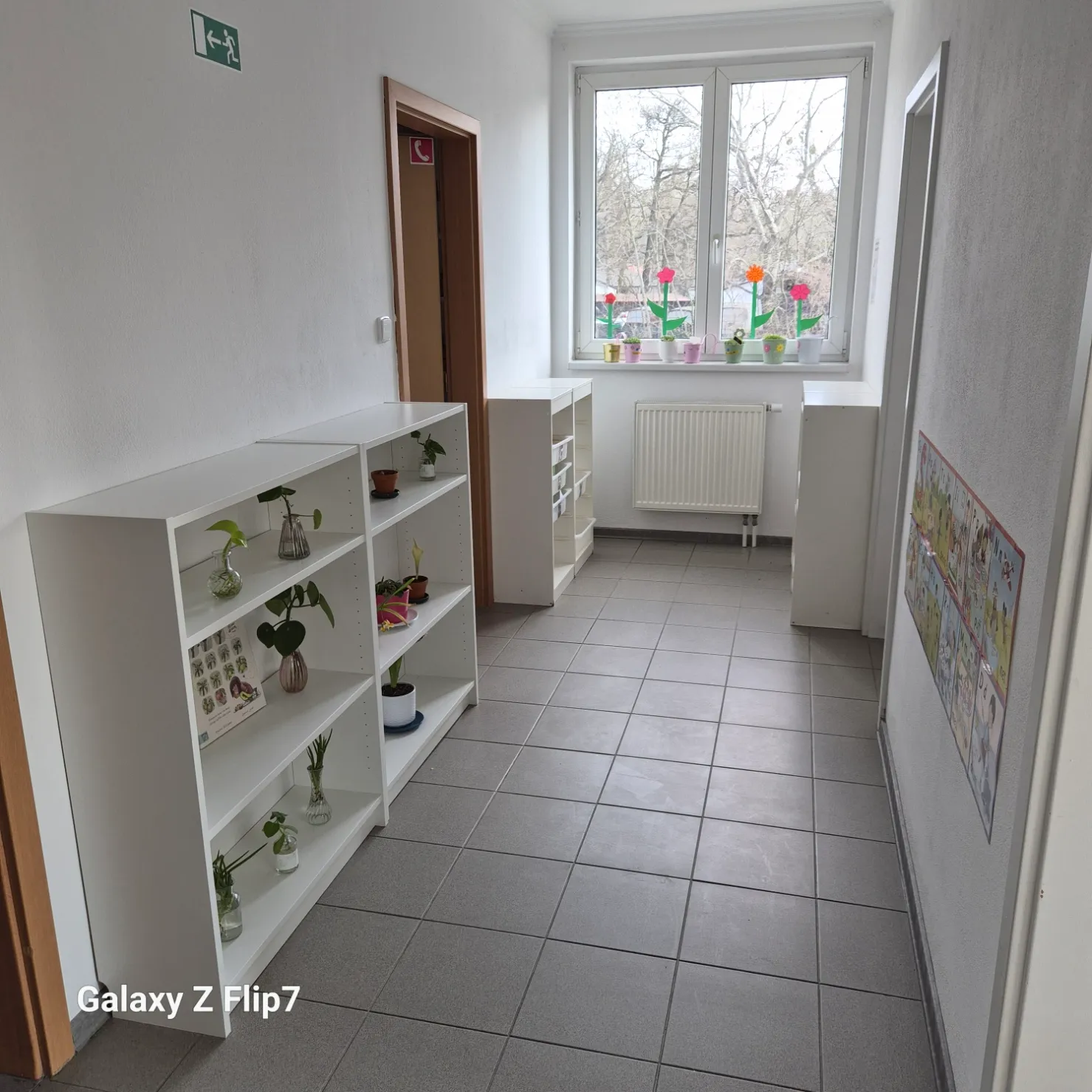 Chodba a šatňa bilingválnej Montessori škôlky Little Dreamer
