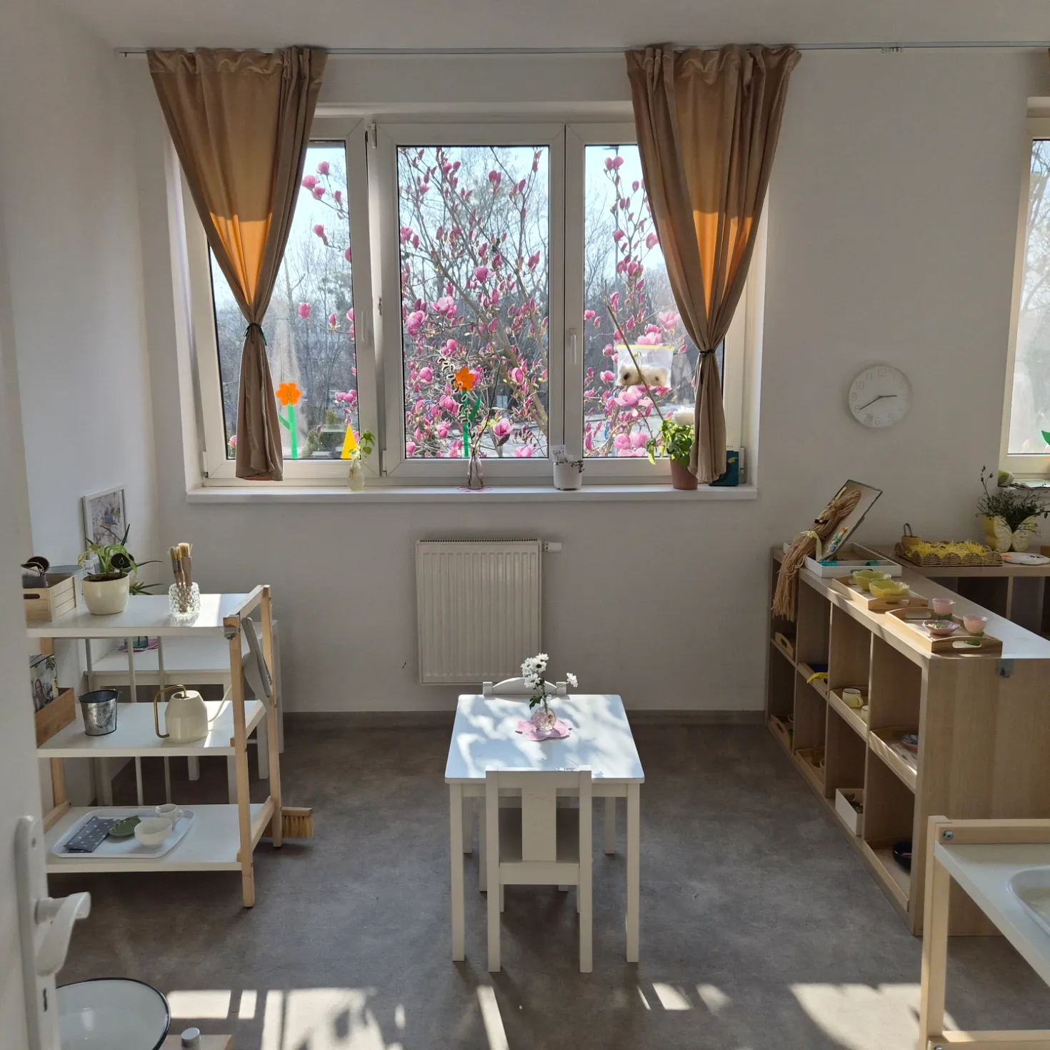 Montessori materiály v hlavnej triede Little Dreamer