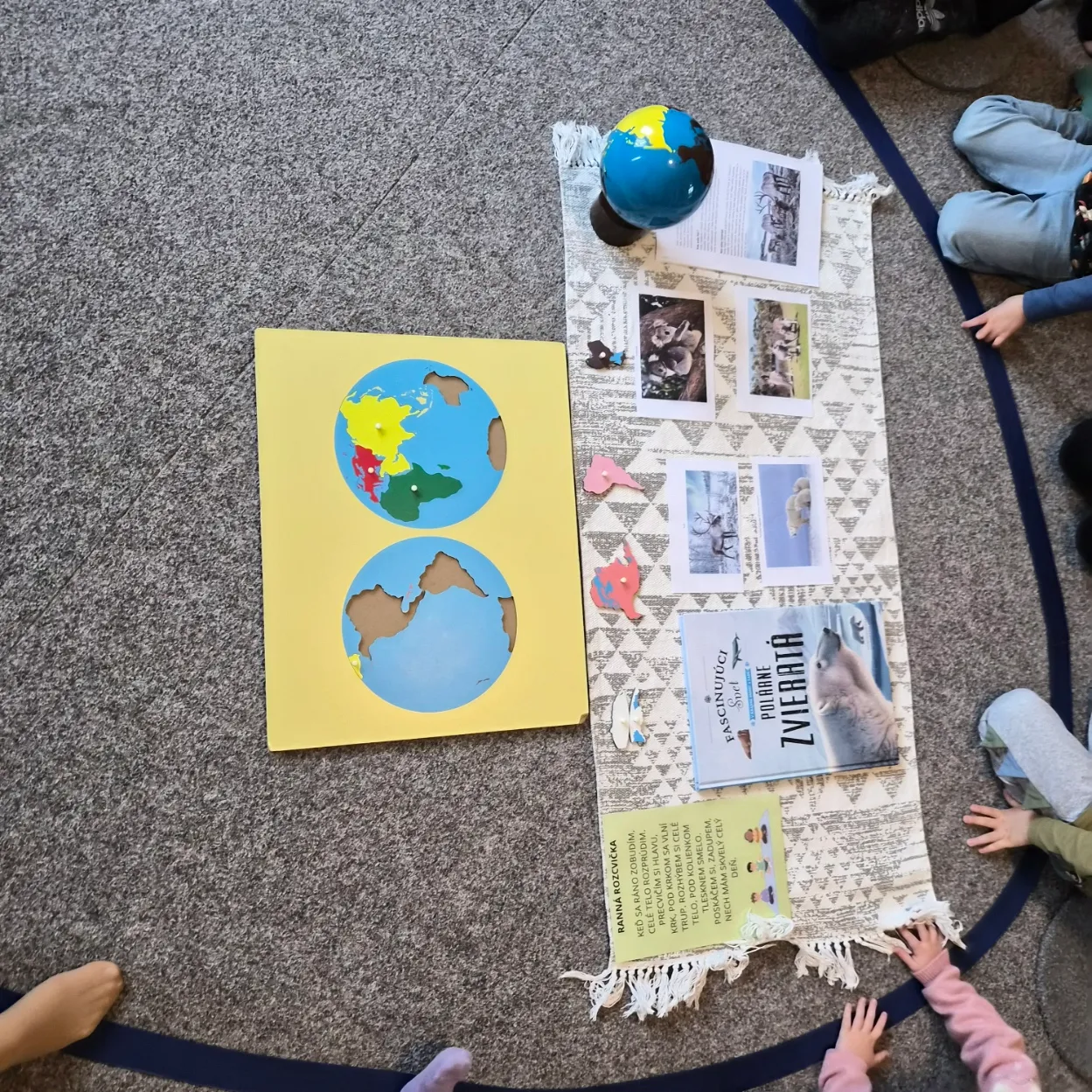 Elipsa — spoločná chvíľa pred Montessori pracovným blokom