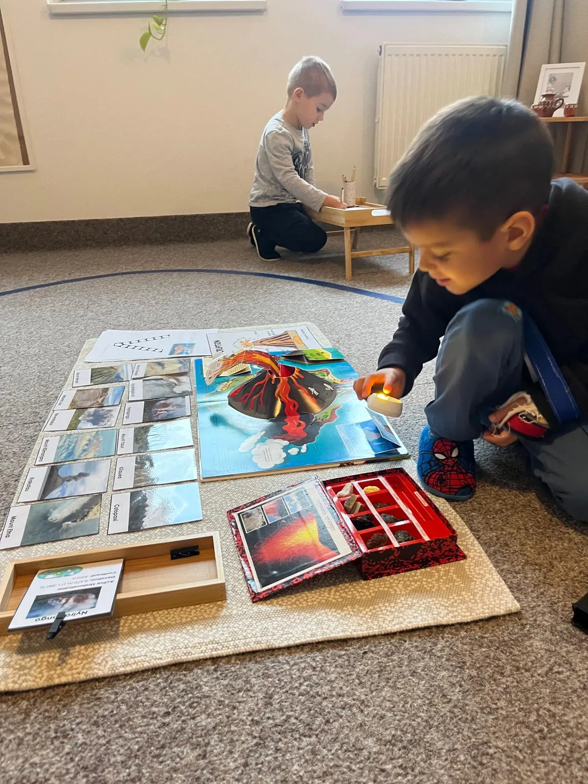 Montessori aktivita — spoločné objavovanie